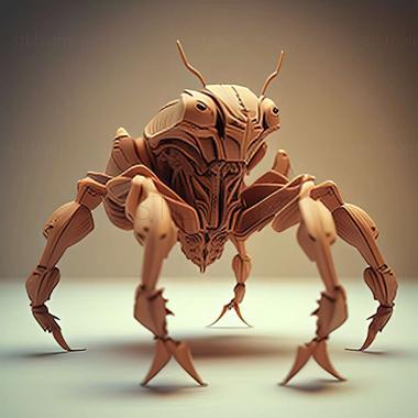 3D модель Ixodes holocyclus (STL)